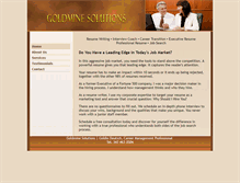 Tablet Screenshot of goldminesolutions.net